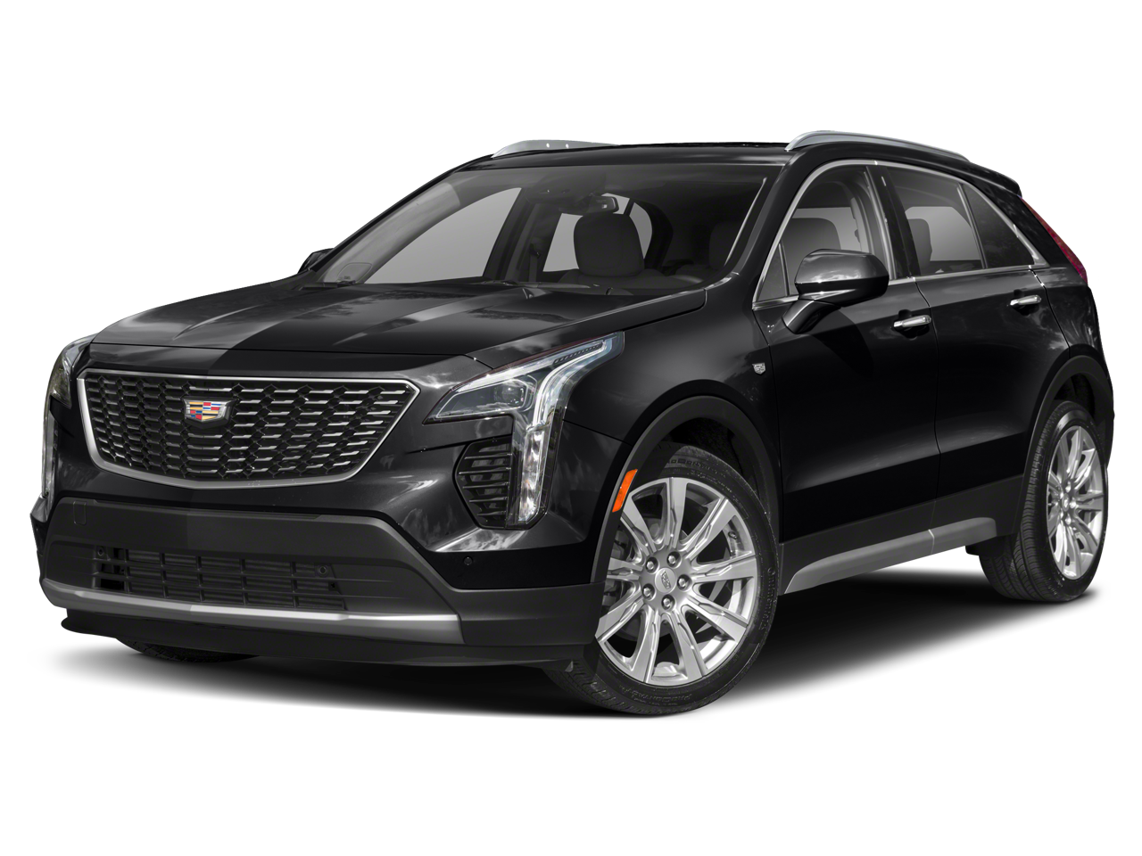 2022 Cadillac XT4 Premium Luxury in Crystal White Tricoat — front three-quarter view
