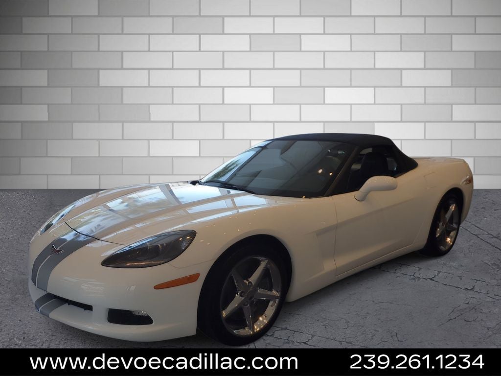 2013 Chevrolet Corvette 4LT in Arctic White — front three-quarter view
