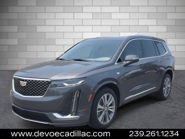 2022 Cadillac XT6 Premium Luxury in Wilder Metallic — front three-quarter view
