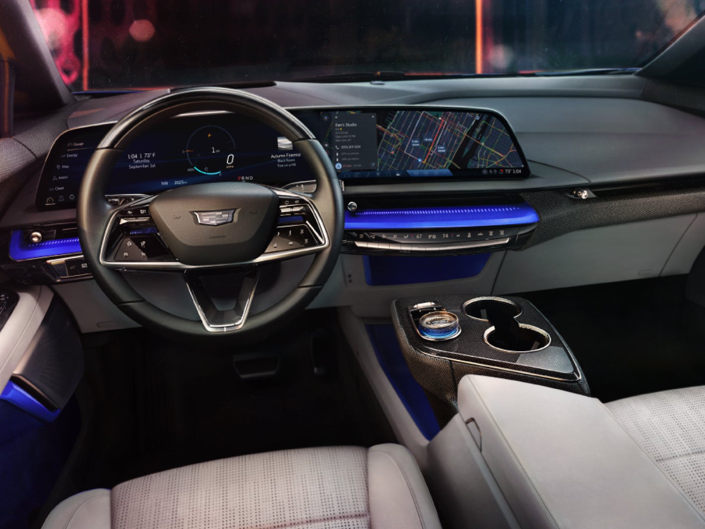 Cadillac OPTIQ vs. Tesla Model Y Interior & Technology